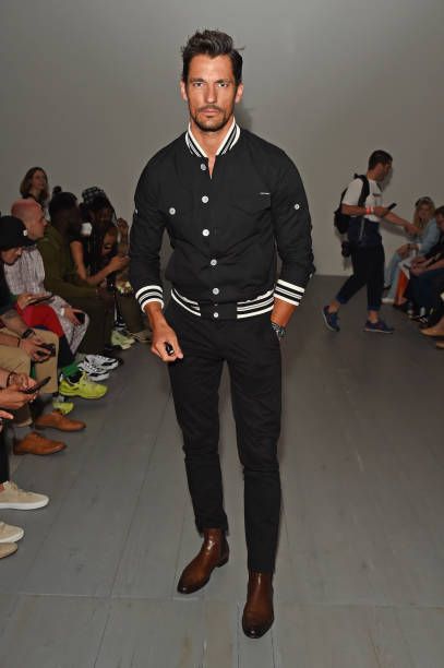 David Gandy attends the Christopher Raeburn show during London Fashion Week Men's June 2018 at the BFC Show Space on June 10 2018 in London England David Gandy Style, Strong Outfit, Velvet Dinner Jacket, Supermodel Style, Mens Fashion 2018, London Fashion Week Mens, Christopher Raeburn, Best Dressed Man, Mens Fashion Smart