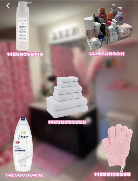 Soap Decal Codes Bloxburg, Roblox Decal Codes Living Room, Pad Codes Bloxburg, Bloxburg Bathroom Ideas Black People, Blockburg Bathroom Idea, Shower Curtain Codes Bloxburg, Bloxburg Feminine Products Decals, Bloxburg Decals Codes Hygiene, Custom Shower Bloxburg