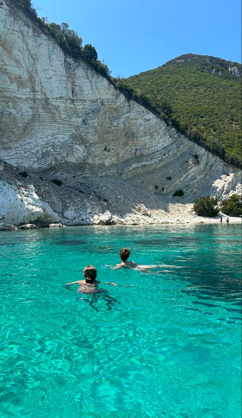 #greece #greekislands #sea #ocean #summer #holiday #europe #ionian #blue #sailing #boat #mammamia #atakos #pigisland #swimming Sailing Greek Islands, Greece Sailing, Holiday Europe, European Summer Aesthetic, Greece Vacation, Euro Summer, Sailing Boat, Beach Quotes, Italian Summer