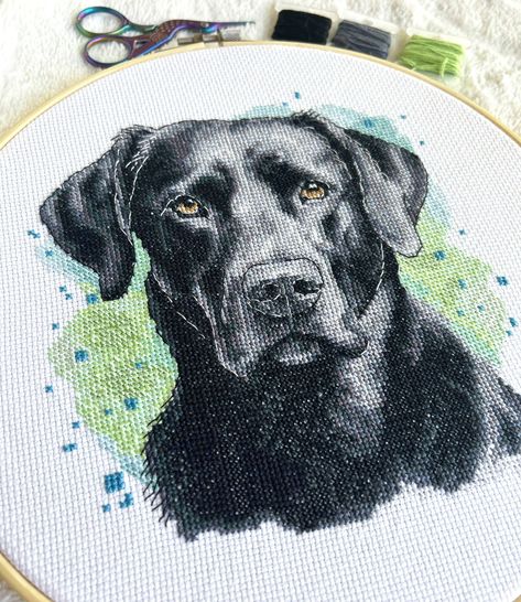 Black Labrador Cross Stitch Pattern Watercolor Black Lab Retriever Pup Portrait PDF Chart Canine Stitchery Dog Lover Embroidery Dog Breed - Etsy Black Lab Cross Stitch, Lover Embroidery, Dog Cross Stitch Pattern, Lab Retriever, Embroidery Dog, Dog Cross Stitch, Portrait Cross Stitch, Black Labrador Dog, Watercolor Dog Portrait