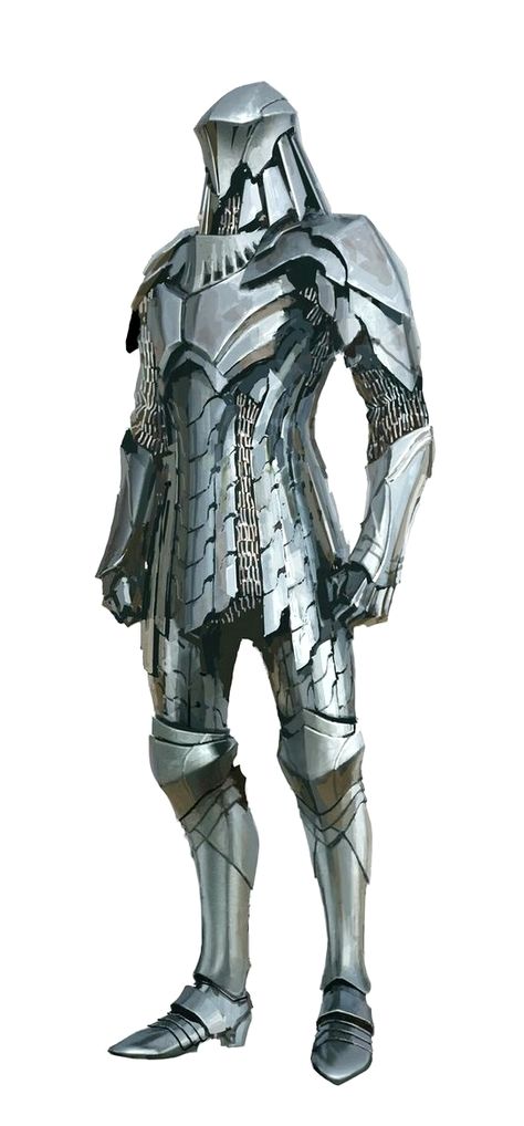 Elven Mithral Full Plate Battle Armor - Pathfinder PFRPG DND D&D d20 fantasy Dnd Full Plate Armor, Fantasy Full Plate Armor, Shard Plate Armor, Real Knight Armor, Splint Armor Dnd, Knight Armor Real, Elven Armor Concept Art, Dnd Plate Armor, Animated Armor Dnd