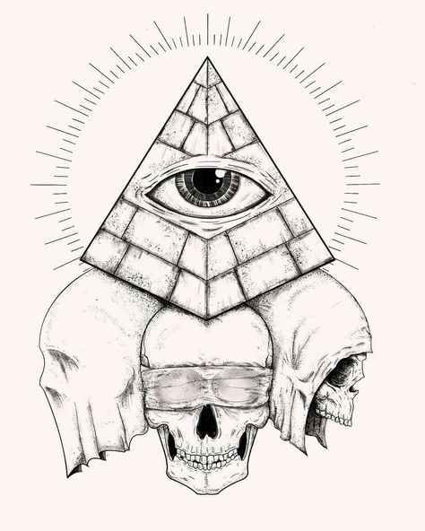 Pyramid Design Art, Pyramid Eye Tattoo Design, 3rd Eye Drawing, All Seeing Eye Drawing, Pyramid Drawing, 3rd Eye Tattoo, Pyramid Tattoo, Third Eye Tattoos, All Seeing Eye Tattoo