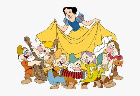 Snow White Cartoon, Snow White Characters, Disney Applique, Snow White Dwarfs, Disney Png, Walt Disney Movies, Disney Character Drawings, Walt Disney Characters, Disney Logo