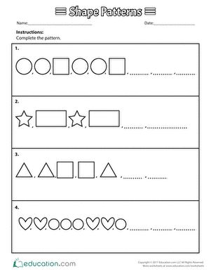 First Grade Assessments for the Beginning of the Year | Education.com 1st Grade Patterns Math, Pattern Assessment Kindergarten, Patterns For Grade 1 Worksheet, First Grade Pattern Worksheets, Logical Sequence Preschool, Patterns And Sequences Math, Sequence Pattern Worksheet, Grade 1 Patterns, Maths Patterns Worksheets