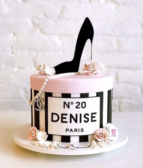 55th Birthday Cakes Ideas For Women, Chanel Inspired Cake, Chanel Bday Cake, Coco Chanel Cake Ideas, Chanel Theme Cake, Chanel Cake Birthdays, Coco Chanel Birthday Cake, Chanel Cake Ideas, Ysl Cake