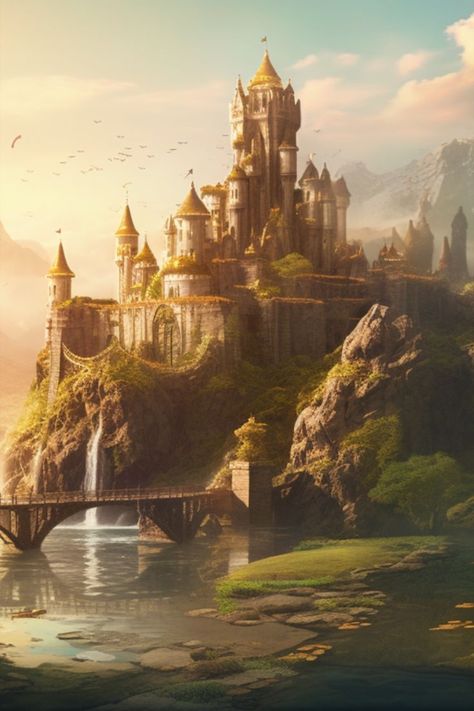 #Magical #Kingdom #Castle #Mystical #Creatures #Enchanting #Fantasy #Fairytale #Wonderland #Dreamy #Mysterious #Mythical #Medieval #Legendary #Ethereal #ai #aiart #landscape Medieval Royalty Aesthetic, Midevil Castle, Kingdom Castle, Minecraft Kingdom, Alien Aesthetic, Castle Aesthetic, Ancient Kingdom, Dreamy Artwork, Magic Castle