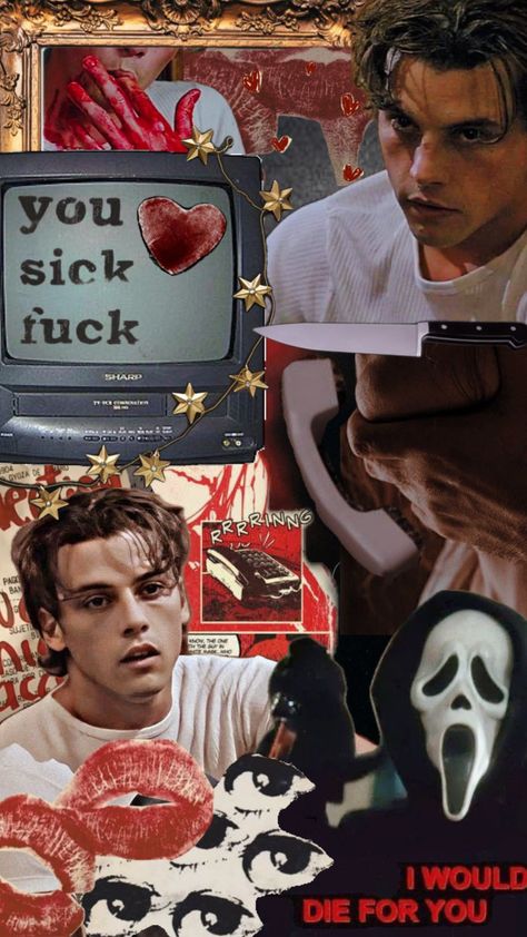 Ghostface Wallpaper Aesthetic, Billy Loomis Hot, Scream Actors, Scream 1996, Helloween Wallpaper, Stranger Things Print, Romcom Books, Billy Loomis, Halloween Wallpaper Iphone Backgrounds