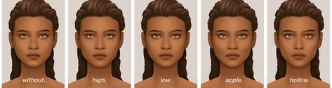 nesurii Sims 4 Cheekbones, Big Brain, Skin Details, Sims 4 Cc Skin, High Cheekbones, Cc Sims, Sims 4 Custom Content, Nose Bridge, Maxis Match