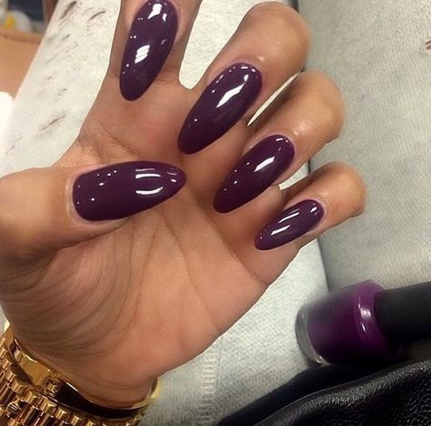 Color Uva, Shiny Nails Designs, Purple Nail Designs, Fall Nail Art, Acrylic Nails Coffin, Coffin Nails Designs, Nail Shapes, Matte Nails, Purple Nails