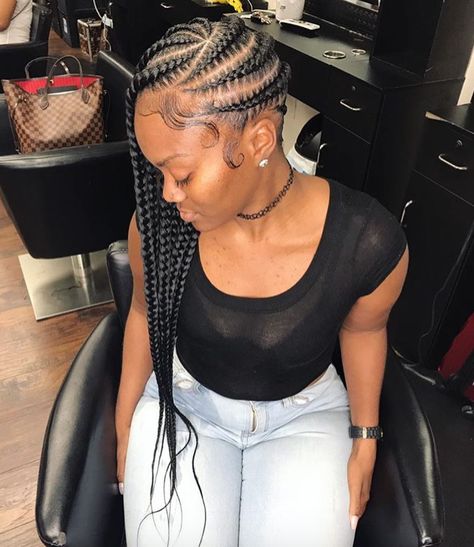 Lemon Braids, Nice Braids, Lemonade Braids Hairstyles, Braids Styles, Cool Braids, Beautiful Braids, Girls Braids, Hairstyle Gallery, Cornrows Braids