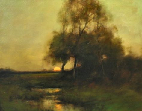 sheehan painting | art #painting #oil painting #dennis sheehan #sunset Dennis Sheehan Paintings, Tonalist Landscape Paintings, Tonal Painting, Dennis Sheehan, Moody Painting, Paintings Oil, Impressionist Landscape, Landscape Artwork, Paintings I Love