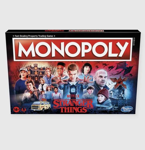 Stranger Things Merch, Monopoly Board Game, Netflix Stranger Things, Stranger Things Merchandise, Game For Adults, Surfer Boy, Monopoly Board, Monopoly Game, Netflix Original Series