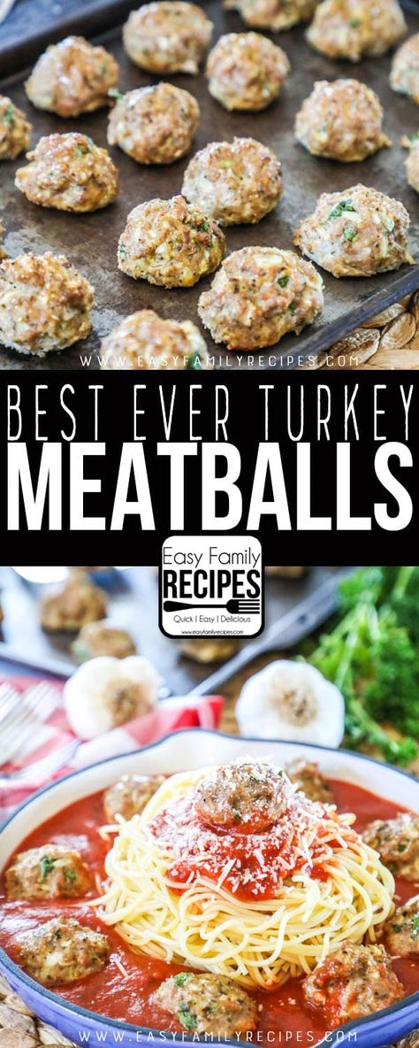 Best EVER Turkey Meatballs Keto Turkey Meatball Recipes, Best Ever Turkey Meatballs, Turkey Feta Meatballs, Best Ever Turkey, Ground Turkey Meatball Recipes, Best Turkey Meatballs, Italian Turkey Meatballs, Ground Turkey Recipes Easy, Ground Turkey Meatballs