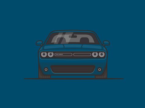 Dodge Challenger Dodge Challenger Cartoon, Dodge Challenger Illustration, Dodge Challenger Art, Doodle Cars, Dodge Art, Challenger Car, Moto Wallpapers, Cars Cartoon, Dodge Challenger Hellcat