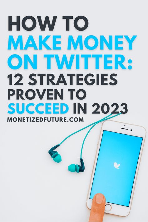 Learn how to make money on Twitter with these top 12 proven strategies. Monetize your tweeting skills and start earning today. #makemoneyontwitter #twittermarketing #MonetizedFuture How To Monetize Your Blog, How To Monetize Tiktok, Monetize Your Blog, Twitter Growth, Twitter Ads, Money Making Machine, Email List Building, Twitter Marketing, Sponsored Content