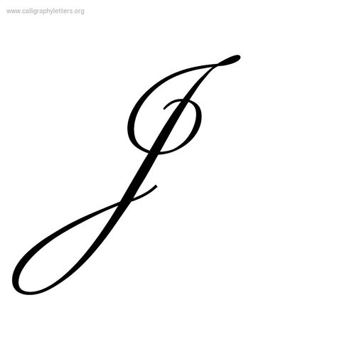 J - Monograms Cursive Tattoo Letters, Letter J Tattoo, Cursive J, Cursive Letters Fancy, Tattoo Font Styles, Fancy Cursive, Art Splash, J Tattoo, Monogram Tattoo