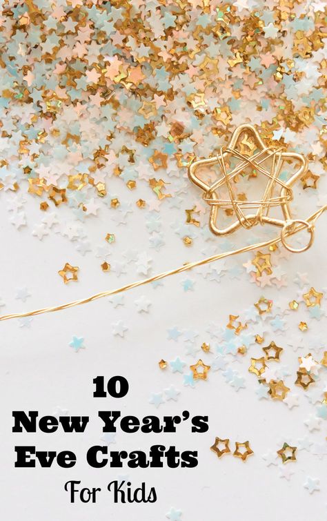 10 Fun New Years Crafts For Kids - Family Focus Blog Crafts For New Years, New Years Eve Crafts, New Years Crafts For Kids, Diy New Years Eve Decorations, New Years Crafts, News Years Crafts For Kids, Family New Years Eve, New Year's Eve Crafts, Kids New Years Eve