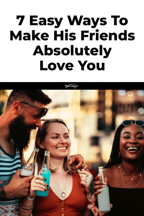 Trying to win over his friends can be quite a difficult task, here are some helpful tips to make sure they like you from the first meet. Meeting His Friends Outfit, Housewife Life, Toxic Friendships, Boyfriend Best Friend, First Meet, Best Friend Outfits, Work Friends, Interesting Conversation, Dating Coach