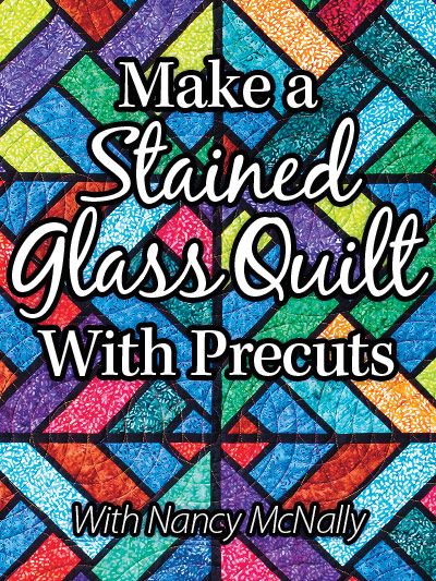 Make a Stained Glass Quilt With Precuts Boho Quilts, Illusion Quilts, Quilt Videos, Scrap Quilting, Stained Glass Quilt, Jelly Roll Quilt Patterns, Quilts Patterns, Quilt Square Patterns, Bonnie Hunter