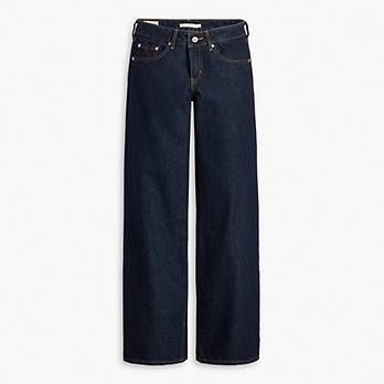 Low Loose Women's Jeans - Dark Wash | Levi's® US Low Wide Jeans, Levi Low Pro Jeans, Levi’s Low Loose Jeans, Levi Low Loose Jeans, Low Rise Dark Wash Jeans, Dark Blue Low Rise Jeans Outfit, Levis Low Loose Jeans, Low Wasted Jeans Outfit, Dark Wash Jeans Outfit