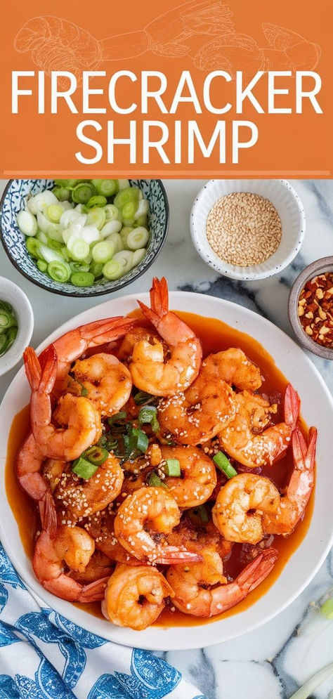 Sweet & Spicy Firecracker Shrimp – A delicious combination of sweet and spicy, this Firecracker Shrimp recipe makes the perfect appetizer or snack for your next party. Firecracker Shrimp Recipe, Spicy Grilled Shrimp, Firecracker Shrimp, Sweet And Spicy Shrimp, Spicy Shrimp Recipes, Fire Cracker, Spicy Shrimp, Shrimp Recipe, Perfect Appetizers