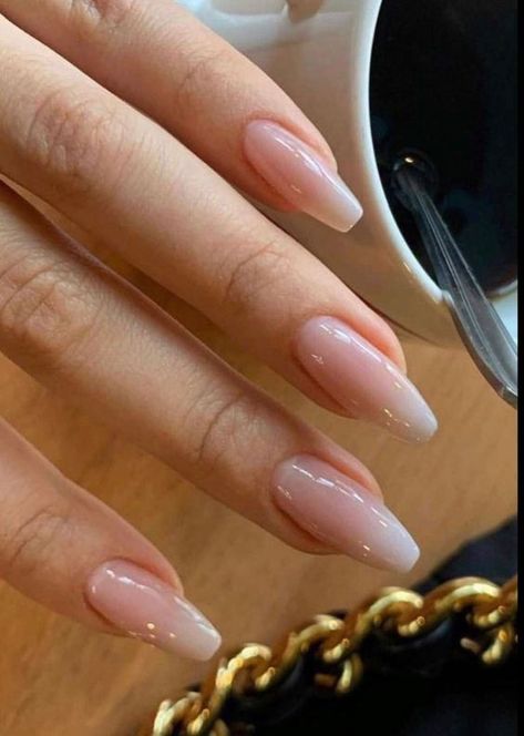 Natural Style Acrylic Nails, Long Oval Nails Acrylics, Natural Oval Nails, Long Oval Nails, Good Nails, Classy Acrylic, Daily Nail, Classy Acrylic Nails, Skin Condition