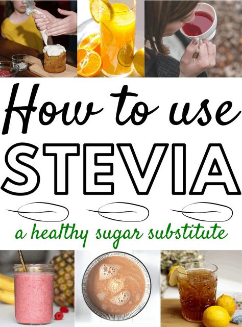 Stevia Baking Recipes, Recipes Using Stevia Baking, Stevia Desserts, Stevia Recipes, Alternative Sweeteners, Sugar Free Sweets, Liquid Stevia, Clam Recipes, Healthy Sugar