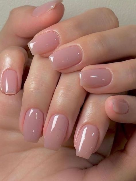 Bridesmaids Nails, Chic Nail Designs, Pink Nail Colors, Velvet Nails, Pink Gel Nails, February Nails, Nails Nude, Nude Nail Designs, Subtle Nails