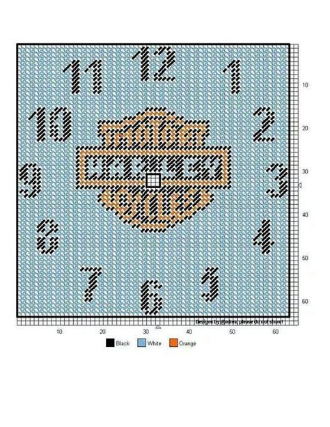 Harley Davidson clock Clock Crafts, Harley Davidson Crafts, Harley Davidson Wedding, Harley Davidson Tattoos, Harley Davidson Wallpaper, Harley Davidson Vintage, V Rod, Plastic Canvas Tissue Boxes, Plastic Canvas Patterns Free