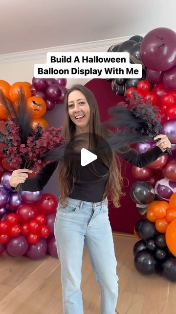 Had a bloody good time building this Halloween balloon display 🧛 Halloween Balloon, Spooky Christmas, Balloon Display, Halloween Balloons, Balloon Shop, Balloon Arch, Balloon Garland, Good Time, Halloween Party