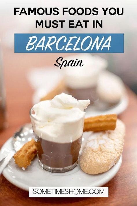 If you're heading to Barcelona you must try these food when you're in this Catalan city of Spain! We share a complete guide, including food halls and markets. Click through for details! #Barcelona #food #foodies #SpanishFood Barcelona Food Guide, Food In Barcelona, Travel Spain, Barcelona Spain Food, Barcelona In Winter, Brunch Barcelona, Barcelona Travel Guide, Barcelona Food, Barcelona Spain Travel