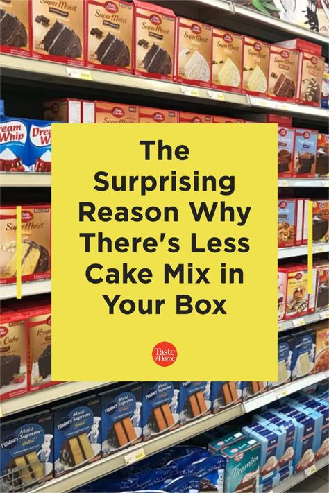 The Surprising Reason Why There's Less Cake Mix in Your Box Packet Cake Mix Hack, Doctored Cake Mix Recipes, Cake Mix Doctor, Boxed Cake, Cake Mixes, Box Cake Mix, Cake Mix Recipes, Cake Tasting, Homemade Desserts