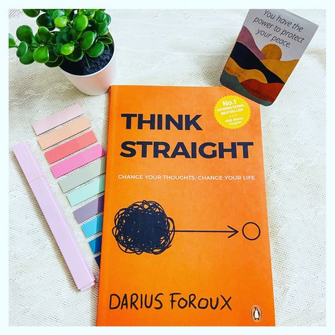 Book review of Think Straight by Darius Foroux Think Straight Book, Quick Reads, Insta Post, Old Quotes, Human Mind, Penguin Books, Coffee And Books, Philosophers, Effective Communication