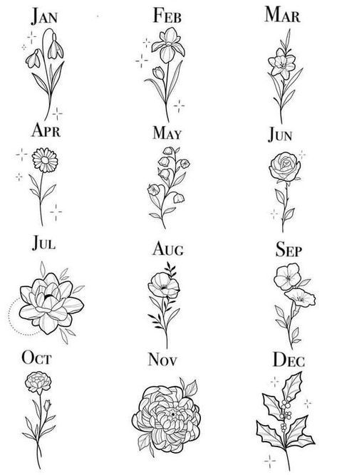 September Flash Tattoo, Birth Flower Tattoos Minimalist, Birthflower September Tattoo, September Flower Tattoo, Virgo Flower, Dainty Flower Tattoos, Marigold Tattoo, Unique Wrist Tattoos, October Birth Flowers