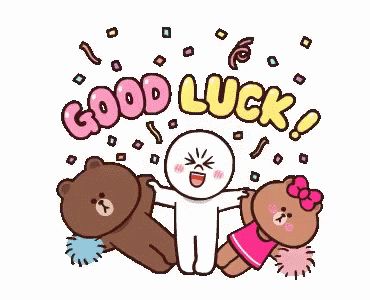 Good Luck GIF - GoodLuck - Discover & Share GIFs Well Done Gif, Good Luck Pictures, Easy Diy Candy, Emoji List, Do Gif, Good Luck Gif, Good Luck Wishes, Bear Gif, Spongebob Wallpaper