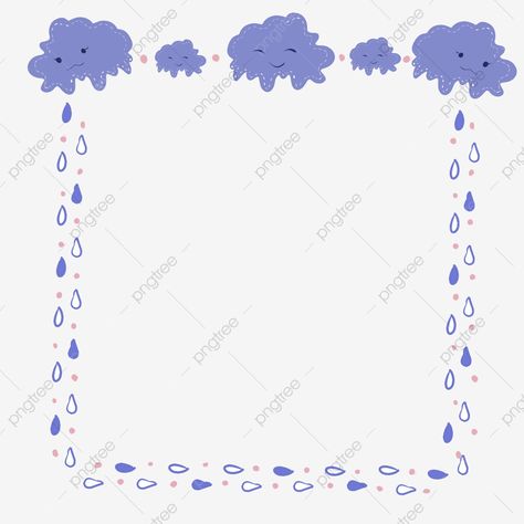 Cloud Border Design, Page Borders Design Handmade, Boarders Designs, Clouds Png, Flow Chart Design, Boarders Designs For Projects, File Decoration, Cloud Aesthetic, Summer Routine