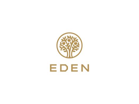 https://www.behance.net/gallery/52063423/EDEN-Interior-Design Eden Logo, Logo Identity Branding, Logo Design Unique, Hotel Ideas, Tree Logo Design, Sport Logo Design, Learning Logo, Startup Logo, Architecture Logo