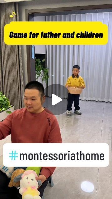 Caring Parent on Instagram: "Fun montessori games to play at home 🤩  Follow for more @caringparent   📽 tongkhomontessori on TT" Family Games With Toddlers, Activities For Boys 3-5, Family Fun Games At Home, Games To Play With Siblings At Home, Games To Play With Preschoolers Inside, My Home And Family Toddler Activities, Games To Play With 18month Old, Homemake Children's Games, Games To Play At Home