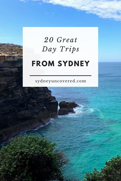 A list of 20 great day trips from Sydney. No matter how pretty our city is, sometimes we just want to escape and discover new beautiful destinations. #sydney #sydneydaytrips #newsouthwales #sydneytrips Best Day Trips From Sydney, Day Trips From Sydney Australia, Sydney Day Trips, Nsw Travel, Sydney Trip, Australia Trip, Bear Hunt, Australia Itinerary, Sydney Travel