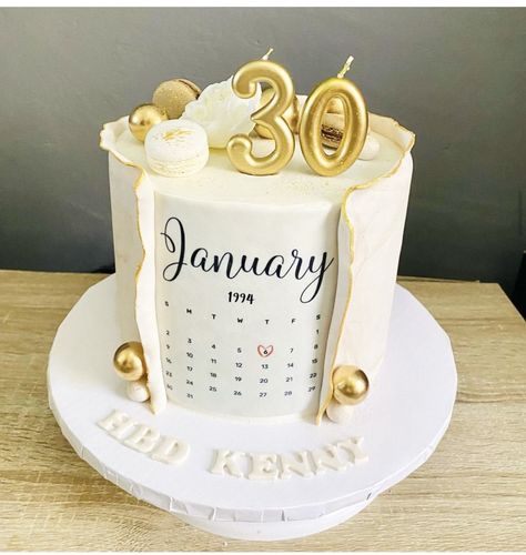 35 Cake Birthday Woman, 33 Birthday Cake For Women, 50th Birthday Cake Ideas For Women, Calendar Birthday Cake, 50 Birthday Cake Ideas For Women, Calendar Cake, 30th Birthday Cake For Women, White Birthday Cake, 18th Birthday Gifts For Girls