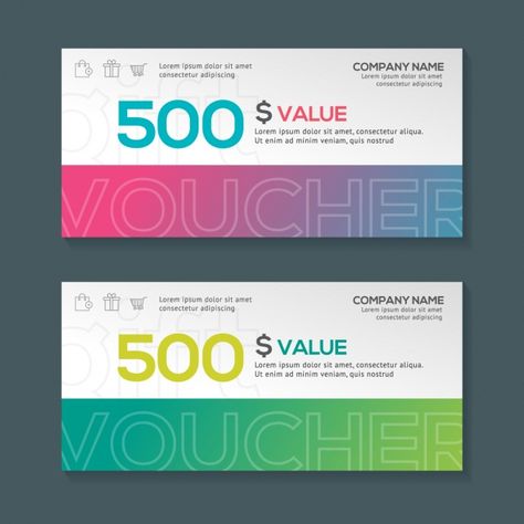 Voucher Card Design, Voucher Design Ideas, Gift Voucher Design, Voucher Design, Graphic Design Infographic, Ticket Design, Cover Letter Sample, Coupon Design, Certificate Design