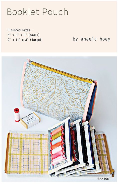 Aneela Hoey, Unique Pouch, Sewing Machine Needle, Pouch Sewing, Pouch Pattern, Sewing Items, Storage Pouch, Sewing Tips, Fat Quarters