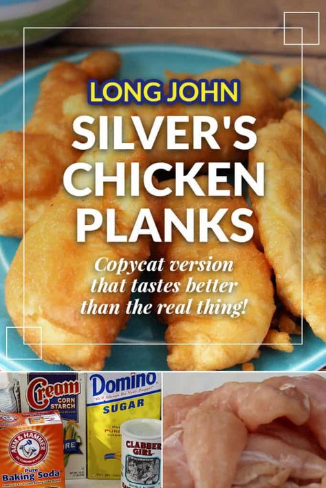 This Long John Silvers chicken batter recipe makes these chicken blanks taste just like the Long John Silvers chicken planks you get at the drive-thru! Bonus: they are healthier too! Chicken Batter Recipe, Silver Fish Recipe, Fish Batter Recipe, Chicken Batter, Roasted Potatoes And Carrots, Potatoes And Carrots, Batter Recipe, Battered Fish, Chicken Treats