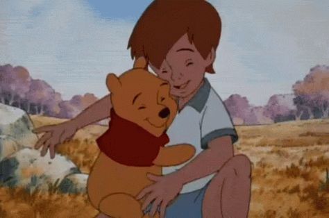 Pooh Bear Winnie The Pooh GIF - PoohBear WinnieThePooh Hug - Discover & Share GIFs Pooh's Grand Adventure, Winnie The Pooh Gif, Hug Gif, Winnie The Pooh Quotes, Pooh Quotes, Christopher Robin, Dan Howell, Pooh Bear, Disney Quotes