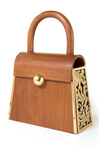 Canova Wooden Bag Michelle Elie, Wood Bag, Wooden Purse, Wooden Bag, Fashionable Accessories, Leather Ideas, Granada Spain, Quilted Wallet, Quality Handbags