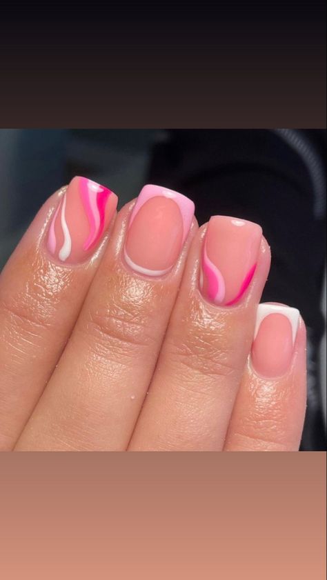 Short Round Nails Spring, Short Acrylic Nails Round, Confirmation Nails, French Manicure Gel Nails, Country Acrylic Nails, Beginner Nail Designs, Short Round Nails, Nails Round, Gel Nails French