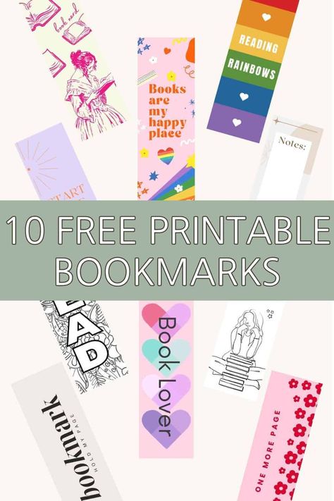 10 Cute Free Printable Bookmarks for Adults to Color and Enjoy Free Bookmark Printables, Free Bookmarks Printables, Bookmark Design Printables, Bookmarks For Adults, Bookmarks Template, Free Printable Bookmarks, Bookmark Ideas, Bookmark Printing, Tassel Bookmark