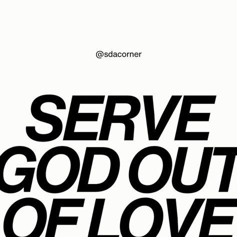 SDA Corner | Christian Faith & Community on Instagram: "Don’t serve God from a place of fear or self-preservation but from a place of love. ❤️+share" Jason Aesthetic, Visual Summary, 2025 Prayer, Serving God, Sleep Hygiene, Self Pity, Serve God, Running Club, Prayer Board