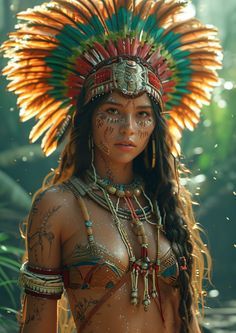 Apocalypto Movie, Aztec Princess, Tato Flash, Princess Warrior, Polynesian People, Aztec Empire, Native American Warrior, Native American Images, Native American Pictures