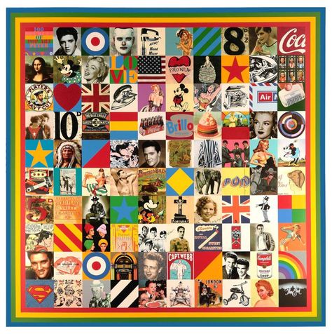 100 Sources of Pop Art James Rosenquist, Pop Art Collage, Claes Oldenburg, Peter Blake, Wayne Thiebaud, Pop Art Movement, Mark 2, Jasper Johns, Marcel Duchamp